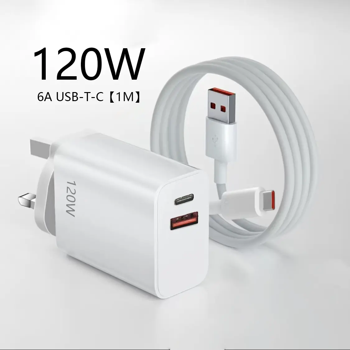 240W fast charging adapter charging head 120/240W suitable for IOS Android system Cellphone Smartphone Electronic Mobile Charger
