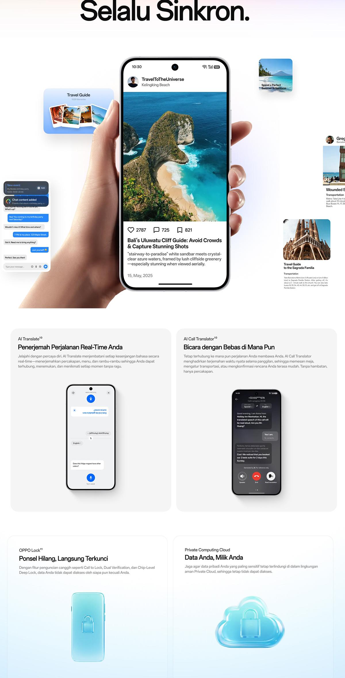 HP OPPO Reno15 5G 8/256GB 12/256GB Snapdragon 7 Gen 4 Prosesor OPPO Terbaru 2026 Garansi Resmi