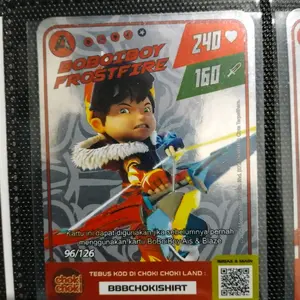 MONSTA GALAXY CARD - BOBOIBOY - CHOKI CHOKI - A - 96/126