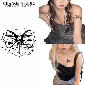 Tatu Sementara, Rekaan Ikatan bentuk rama-rama Seksi, Tahan 15 Hari, Kalis Air, Tidak Takut Geseran, Pelekat Tatu