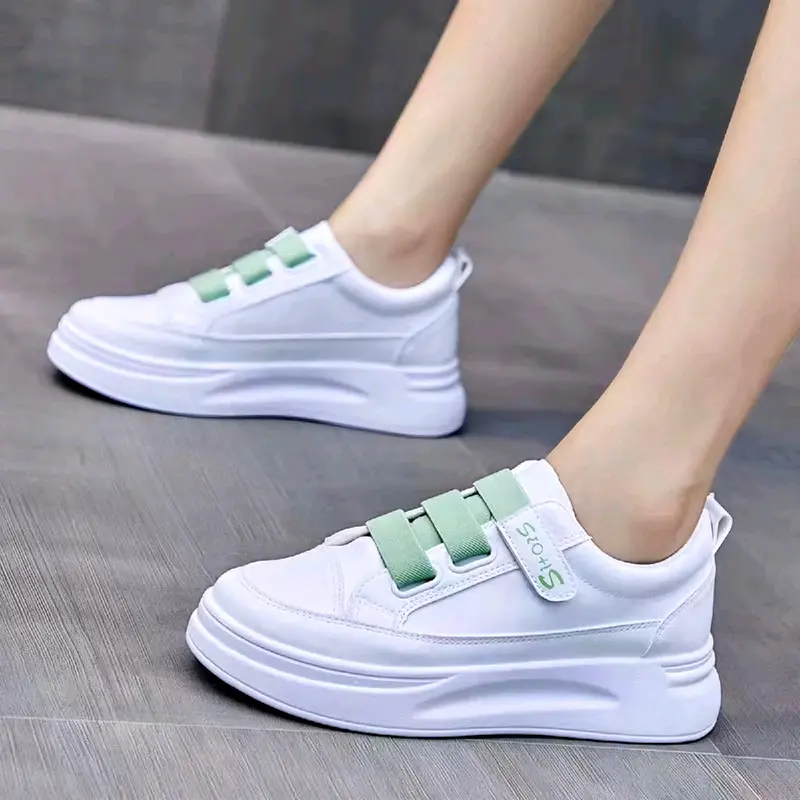 sepatu sneakers wanita tali karet sepatu sekolah wanita korean style pesions sepatu kets wanita casual Cewek 1