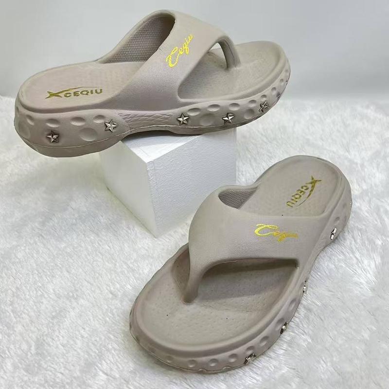 (Size 36-40) Ceqiu EH67 Sandal Wanita Jepit Sandal Karet Korean Style Trendy 6