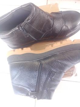 Product Review of Sepatu Boot Safety Kulit Asli Pria Bikers Tiktok Shop STG-SFT Boots Karet from p**m 0