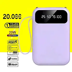 【Dapat mengisi daya 10 ponsel】Power Bank 20000mAh Fast Charging, 4 Kabel USB Included - Bisa untuk Semua Gadget / PowerBank 20000mAh / 10000mAh Antiledak, dapat dibawa ke dalam pesawat