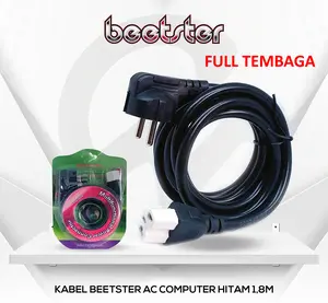 Kabel Computer Beetster  Panjang 1.8 M FULL TEMBAGA - Kabel Power CPU UPS - Kabel Magic Com