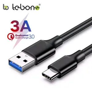 Lebon™ Kabel Data Micro 3A 18W Fast Charging Brand Luar Negeri Cocok untuk Perangkat dengan Port Micro