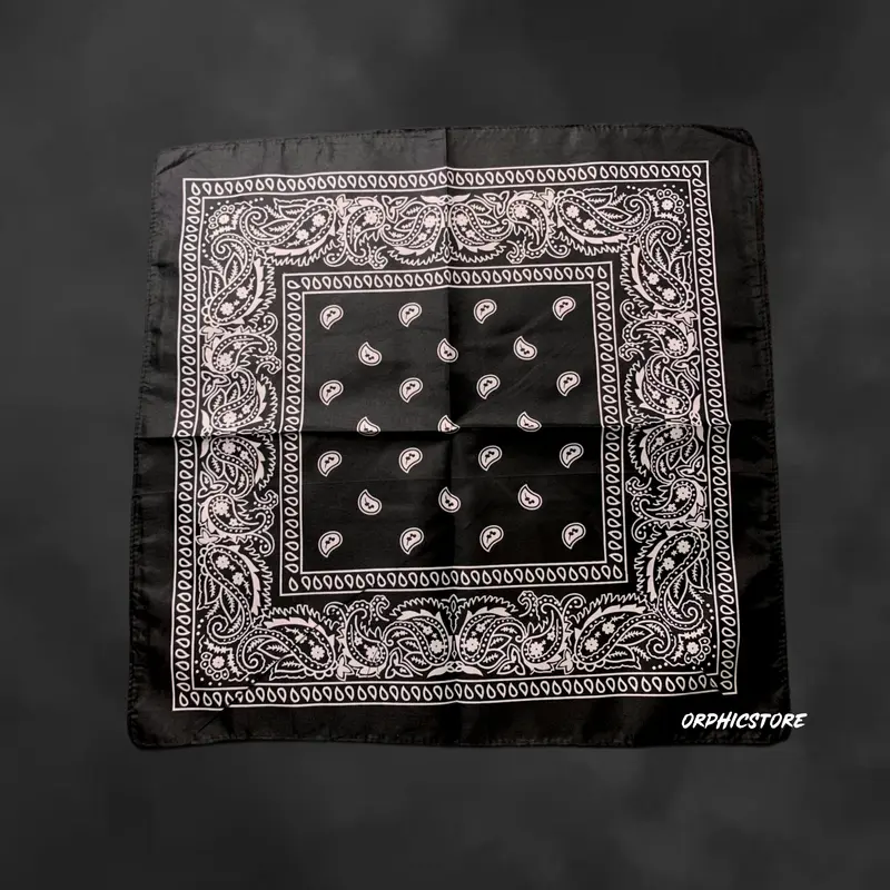 (PREMIUM) Slayer Bandana Motif Paisley - Slayer Scarf Syal Pria dan Wanita 55x55 cm - Orphic Store 4