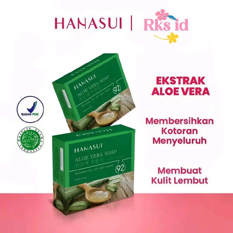 HANASUI Coffee Soap - White Rice - Bamboo Charcoal Scrub Membersihkan Perawatan 6