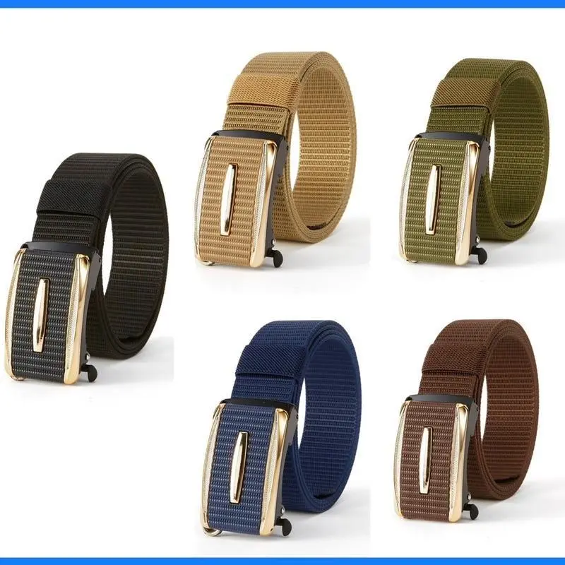 Thắt lưng thể thao ngoài trời, unisex, thắt lưng vải dù nylon canvas dùng cho trang phục thường ngày, phù hợp với quần jean và quần áo đồng phục