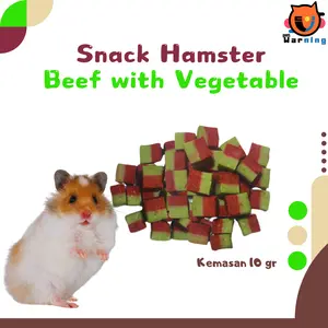 Snack Cube Beef with Vegetable - Snack Hamster Landak Mini - Cemilan Hamster Landak Mini