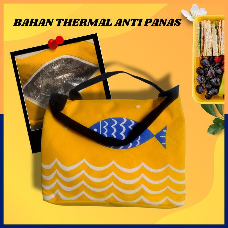 PAKET SPESIAL 1 PCS LUNCH BOX 2 SEKAT 1100 ML DAN 1 PCS TAS LUNCH BOX THERMAL KOTAK BEKAL KOTAK MAKANAN TAS SERBAGUNA 5