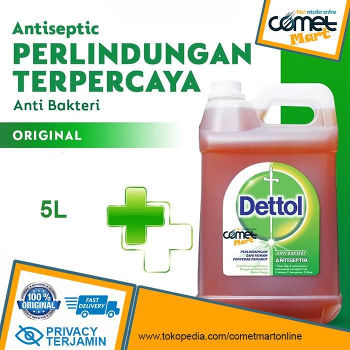 DETTOL ANTISEPTIC CAIR. Antiseptik Liquid 5 Liter - 5000 mL