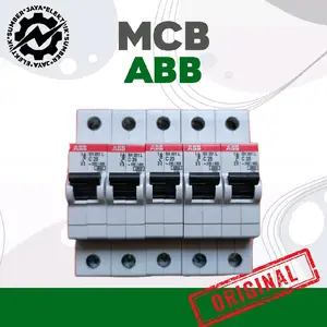 MCB ABB SH201 L 6A, 10A, 16A, 20A, 25A, 32A, 40A ORIGINAL DI JAMIN NORMAL