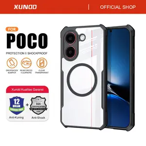 XUNDD Untuk Poco F8 Ultra F8 Pro F7 Pro X8 Pro X7 Pro M7 Pro 5G F6 Pro X6 Pro M6 Pro 4G Casing Shockproof Slim Transparan Airbag/Anti Crack Case