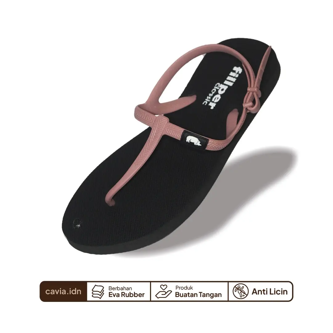 SANDAL STRAPPY ALAS HITAM SIZE 36/40 SENDAL WANITA PEREMPUAN CEWEK Karet