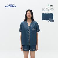 Gambar Lazy Pajamas® Tencel™ Silk Pajamas - Prusse Blue | Piyama | Baju Tidur - M dari Lazy Pajamas Kota Administrasi Jakarta Barat 1 Tokopedia