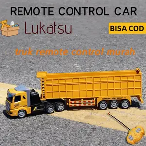 Mainan Truk Remote Control Dum Truk Mainan Anak Mobil Mainan untuk Anak Laki-laki Hadiah Ulang Tahun