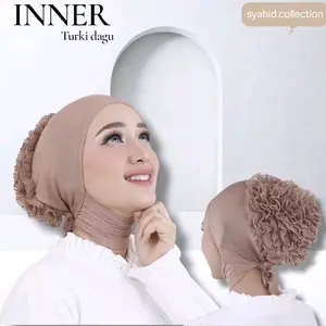 Syahid.collection INNER CIPUT INNER CEPOL TURKI DAGU Bahan Jersey Nyaman Model Bercempol Tidak Mudah Lepas Cocok untuk Berbagai Acara
