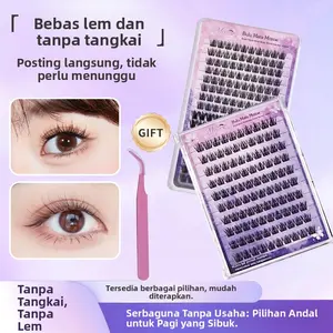 Bulu Mata Tanpa Lem / Non Glue - Pakai Lepas Instan, Cantik dalam 5 Detik!