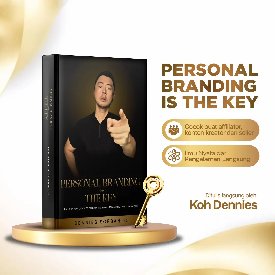 Buku Personal Branding Is the KEY by Koh Dennies Hardcover Fisik Psychology