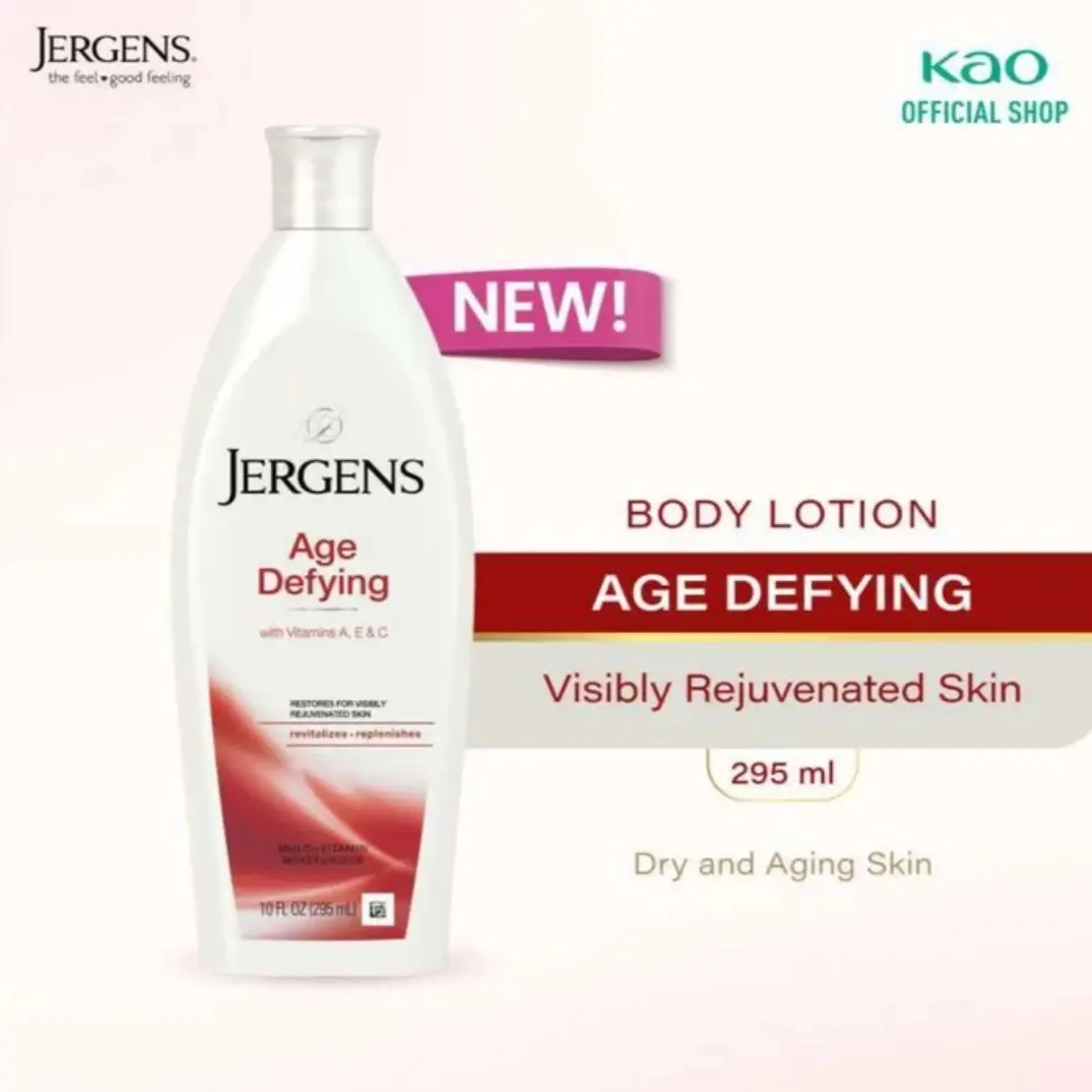 Jergens Age Defying Body Lotion 295ml utk Kulit Kering & Aging
