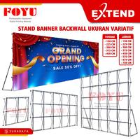 Gambar Extend Stand Display Banner Poster Event Jumbo Ukuran Variatif Backwall Backdrop Indoor Spanduk Baliho Outdoor Portable BW - BW-22 dari Foyu Photo Kota Surabaya 1 Tokopedia