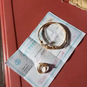 Gelang emas muda fre cincin 375k ada surat dari toko