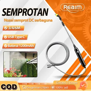 REAIM Semprotan Sprayer Tanaman Alat Semprot Tanaman Semprotan Kebun Sprayer Baterai Nozel Semprot Air USB Type C 3 / 4 / 6M 1200mAh