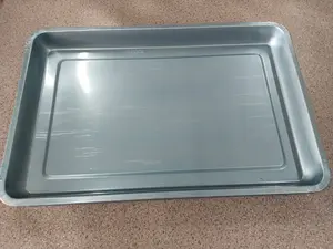 SUS 304 Tray / Nampan Stainless   60×40×4.8 cm – Tebal 1 mm | Untuk Steamer, Nasi & Bakpao | Lubang & Polos