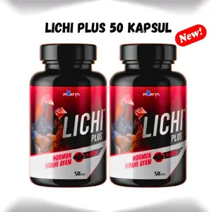 Lichi Plus Kapsul isi 50 - Hormon Birahi Kawin untuk Ayam Jantan dan Betina Ayam Peterناk Ayuaduan Kamlang Super Thai Ayam Bangkok Merpati Vitamin