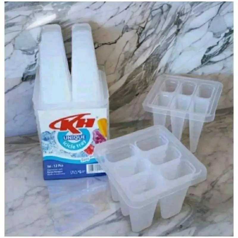 ECER CETAKAN ES LILIN 6 LUBANG  /Es loli / Cetakan agar Jelly/ ice cream / es krim 0