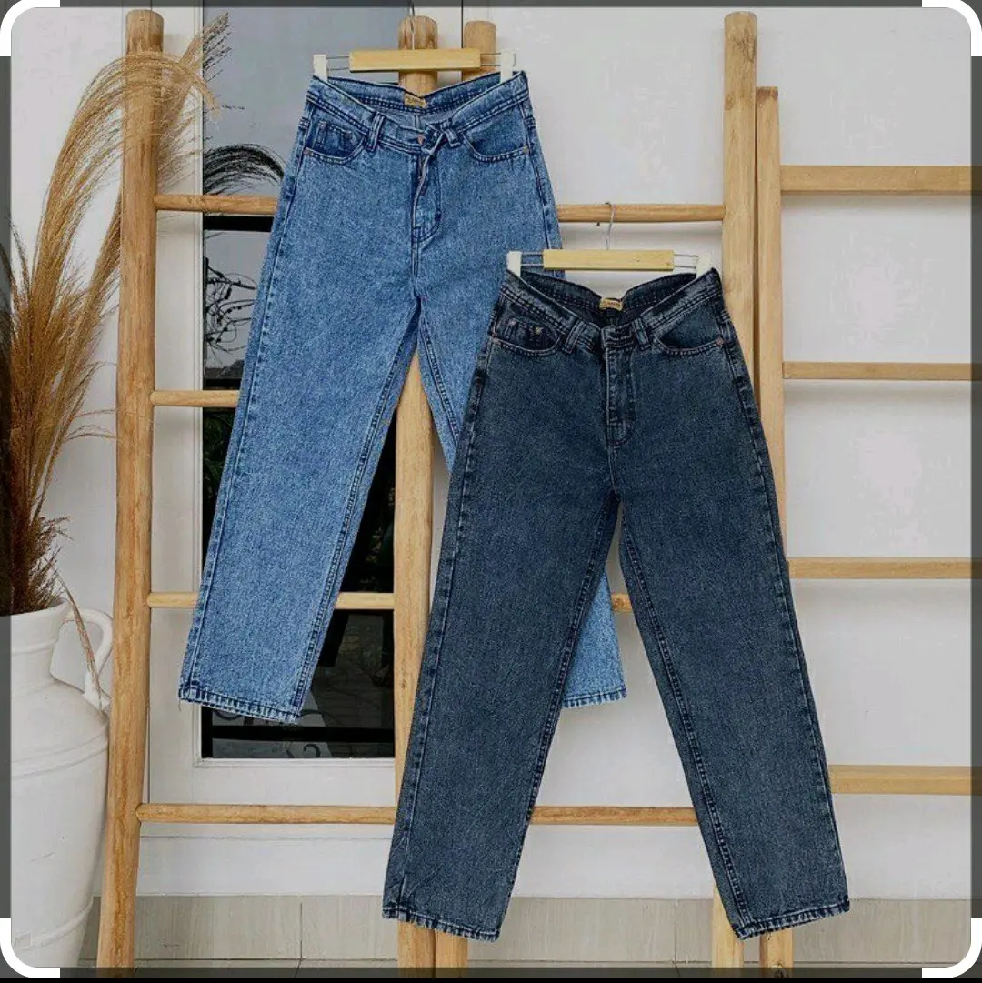 Celana Jeans Wanita Cutbray Higwigh Standar Pensil Denim Cewek - Model Terkini