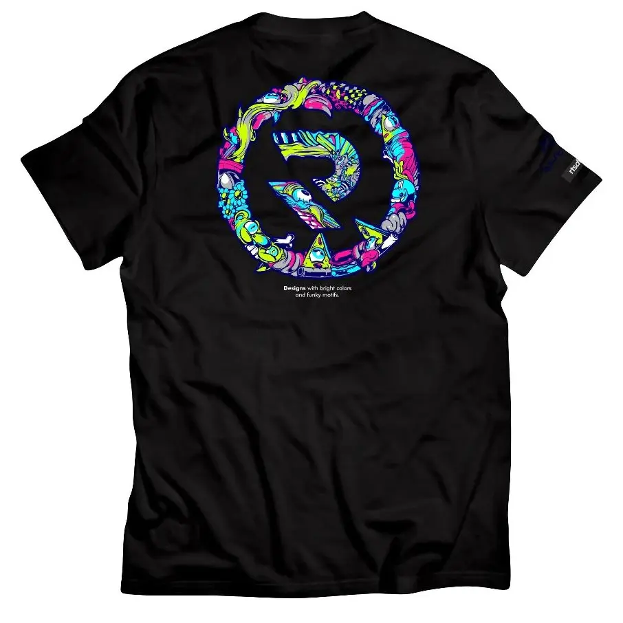 RTSDVSN T-shirt 213 | Lengan Pendek Motif Zombie Black