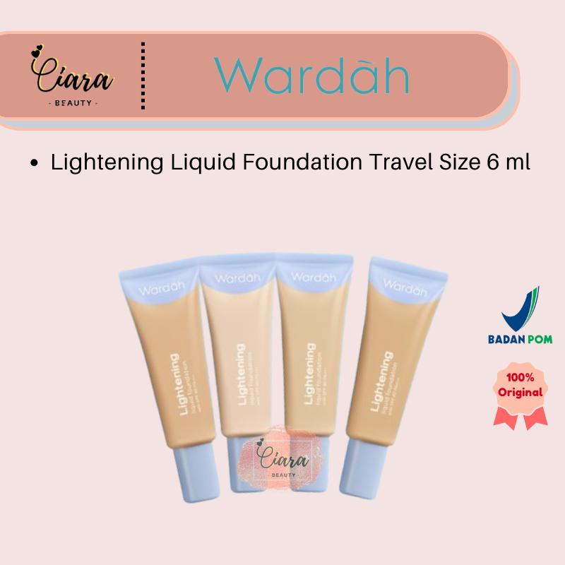 (Sachet/Travel Size) Wardah Lightening Foundation SPF40 PA+++ 6ml 0