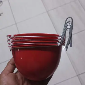 Isi 10 pcs cepuk plastik tempat pakan ayam jago bangkok cepuk murah tempat makan dan minum burung