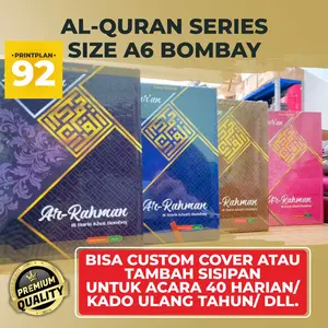alquran murah untuk wakaf AR RAZZAAQ MINI QPP - AL HAQQ HVS - AR RAHMAN HVS - BOMBAY HVS CAHAYA AGENCY quran A6