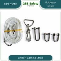Jual IMPA 330161 Liferaft Lashing Strap with Pelican Hook for 4-25 ...