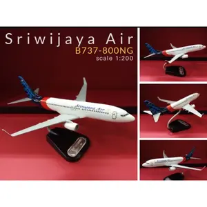 Diecast Pesawat Mainan Anak Laki Laki Cowok Pesawat Terbang Miniature Pesawat Airbus - Sriwijaya