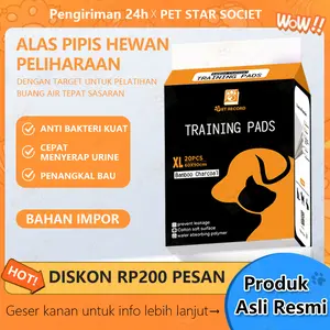 Kain Penyerap Pipis Kucing Anjing - Pad Sekali Pakai Bambu Arang Penyerap Tinggi Popok Anjing Kucing