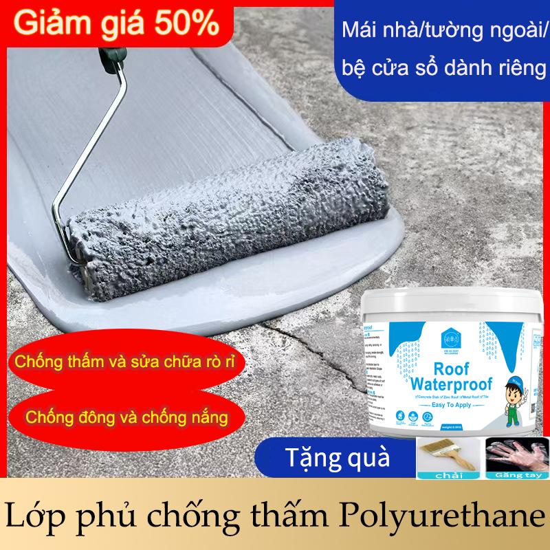 Keo chống thấm màu xám sơn chống thấm 1500g chuyên dùng chống thấm chống thấm sàn gạch sân thượng chống thấm tường chống thấm trần nhà sân thượng mái nhà v.v.