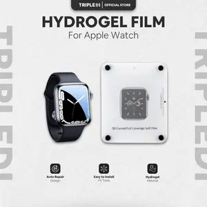 TRIPLEDI Anti Gores Film For Apple Watch Series 4 5 6 7 8 9 10 11 SE Ultra TD3101 Hydrogel Screen Protector 40 41 42 44 45 46 49mm Fix Tool