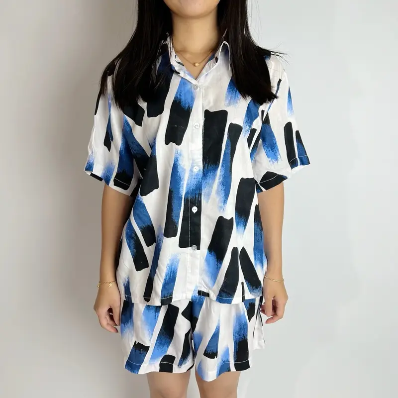 Piyama/ Baju Tidur Rayon Premium Cantik Setelan 2