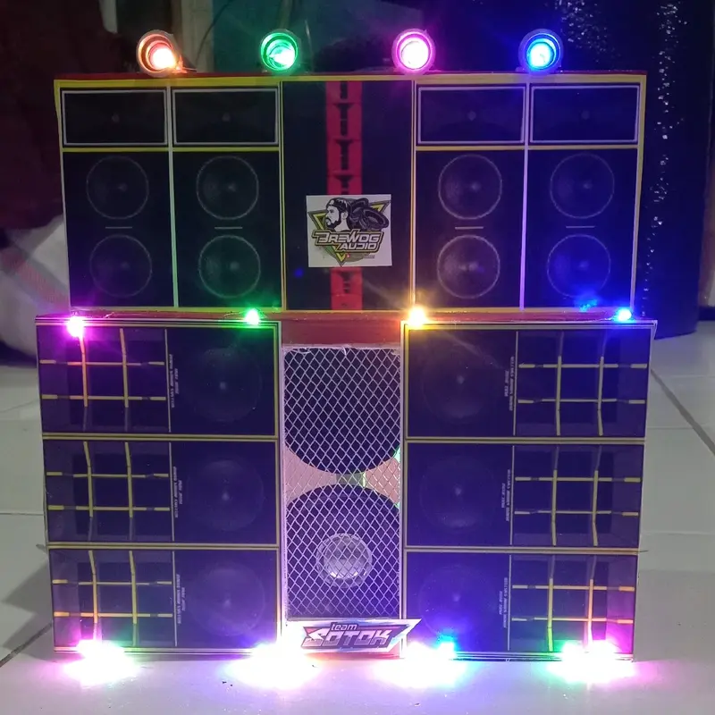 Kanov1234 Miniatur sound horeg bluetooth 4