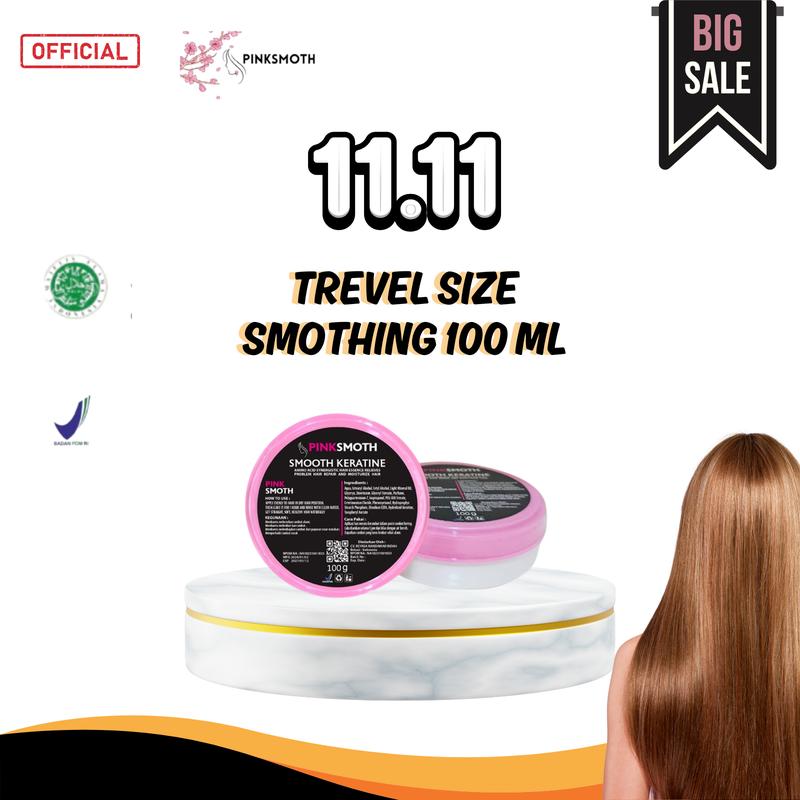 CREAM SMOTING 100ML TREVEL SIZE SMOTH KERATINE HAIRCARE MELEMBUTKAN ...