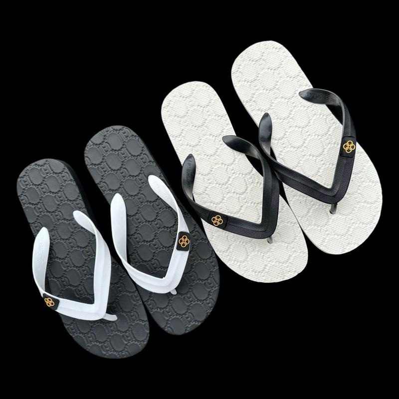 Dép Thái Lan HDGC Đen-Trắng dép cao su xỏ ngón tông lào dép boy phố dép nam đế bằng