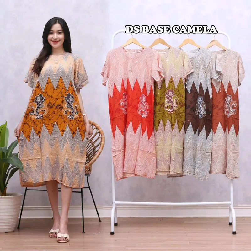 Paket 5pcs daster base standar busui rayon 2