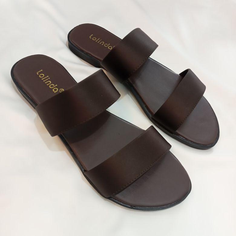 Product Introduction of sandal wanita crop, silang ,band dua, original lolinda 14
