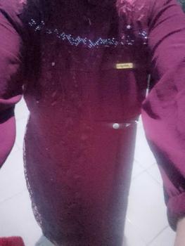 Product Review of Sania Dress by Mikhayla.Collection Swaroski Crinkle Sutra Pesta Remaja Wanita Muslim Airflow Kondangan Mewah Lebaran from j**h 1