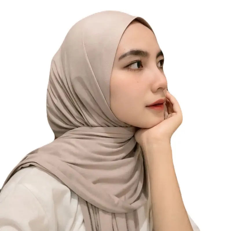 Almoura Pashmina Airflow Basic Adem Ringan Jatuh rayon Panjang Muslim