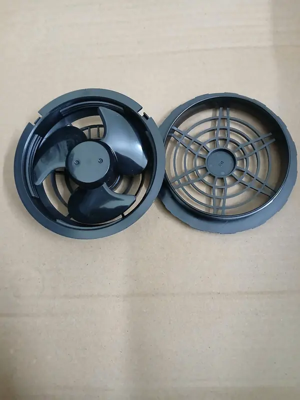 Quạt 12V không chổi than 3 cánh phụ kiện áo điều hòa 4